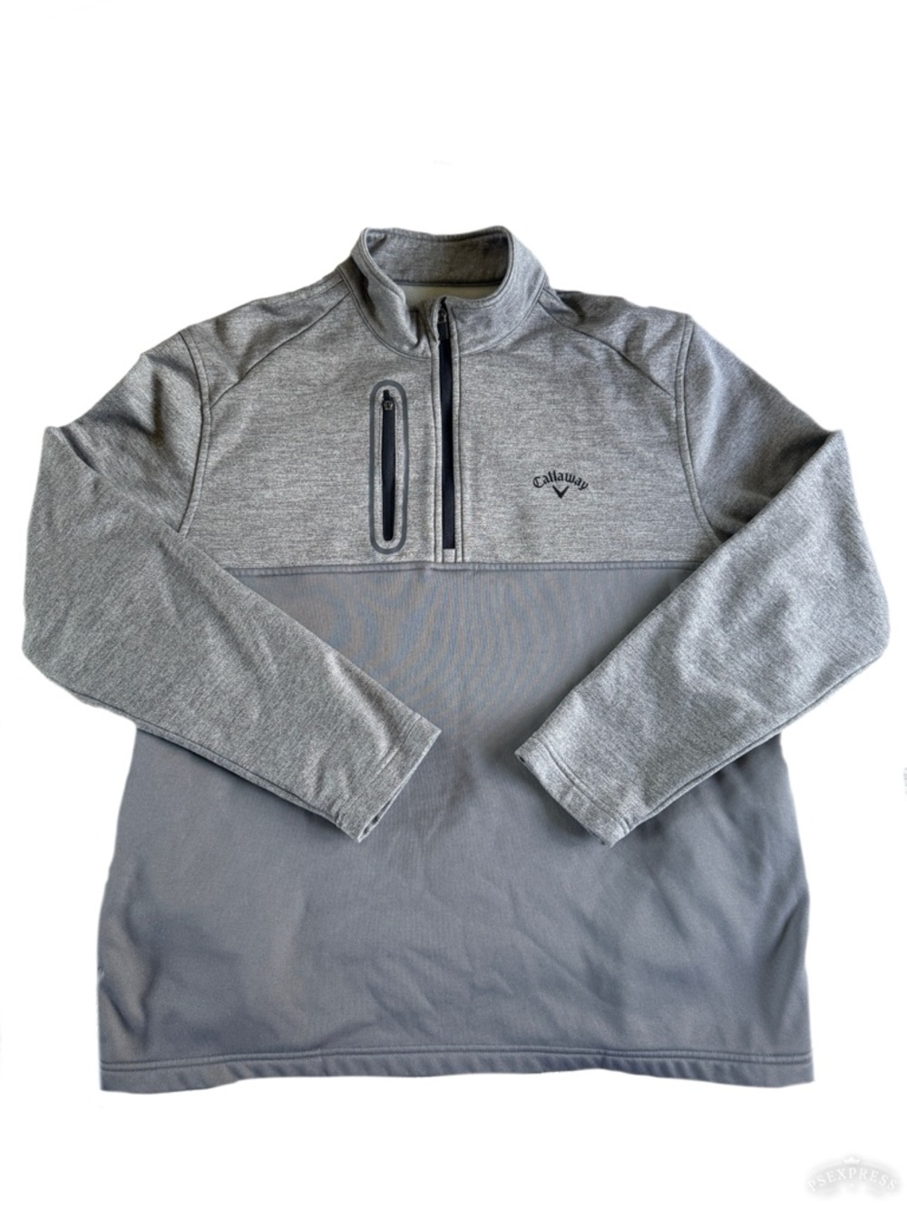 Callaway Men's Mixed Media Midweight 1/2 Zip Golf Pullover